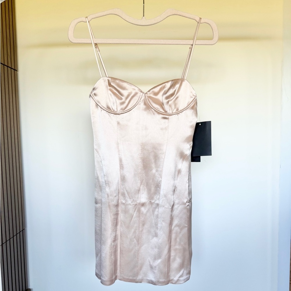 retrofete Cosmo Dress in Dusty Peach